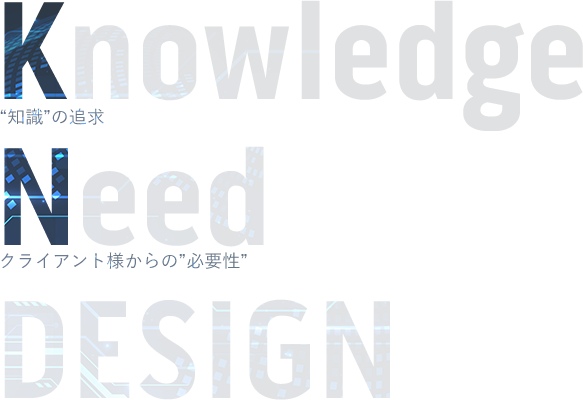 Knowledge Need DESIGN